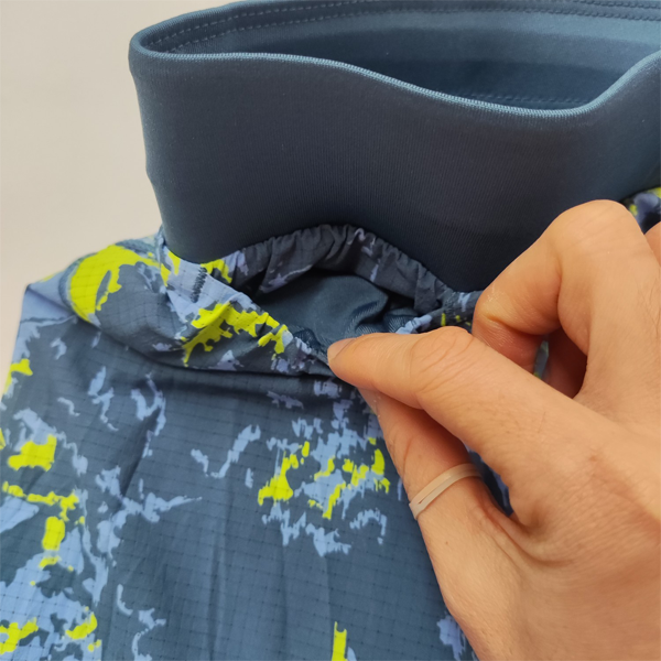 pantalones, hombres, imprimir, cortos